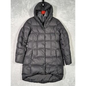 North Face Down Parka Coat Womens S Gray Hooded Puffer Hey Mama Parkina